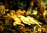 Peter Paul Rubens cimone och efigenia France oil painting artist